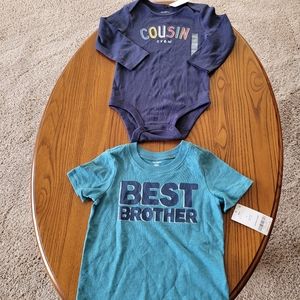 Carter's boy's tops bundle, size 18 months - NEW